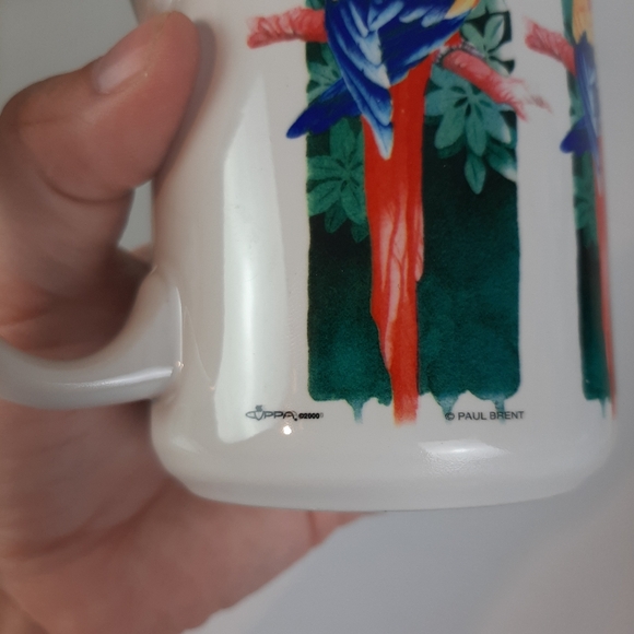 🔥Tropical Parrot Design Coffee Mug By Paul Brent CUPPA - Picture 4 of 5